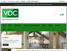Tablet Screenshot of cvac.org.uk